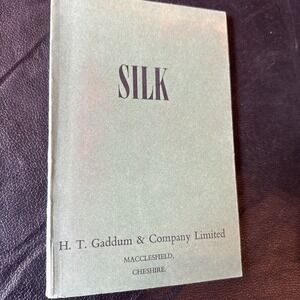 Silk: How and Where It Is Produced (H.T. Gaddum & Company - 1966) (ID:57779)